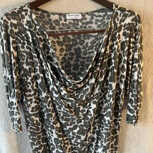Michael Stars - Women's Top - One Size - Animal Print